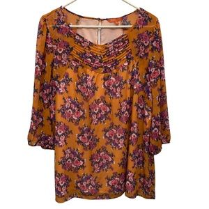 ModCloth Retro Floral Top